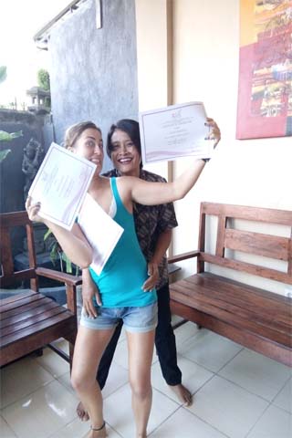 Reeva Bali Spa School Student